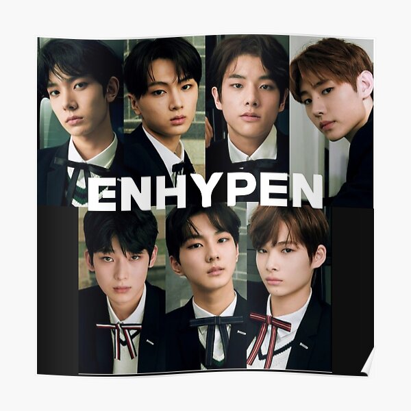 Sản phẩm Enhypen Group Poster RB3107 Offical Hàng hóa Enhypen