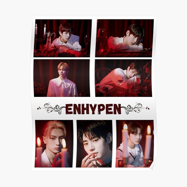 ENHYPEN - Given-Taken All members ( Jungwon, Heeseung, Jay, Jake, Sunghoon, Sunoo, Ni-ki ) Poster RB3107 product Offical Enhypen Merch