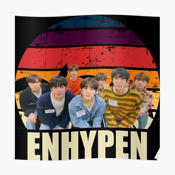 Enhypen retro Poster RB3107 product Offical Enhypen Merch