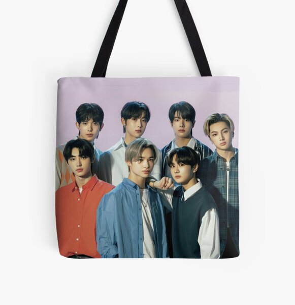 2021 ENHYPEN Group Photo - Purple Background All Over Print Tote Bag RB3107 product Offical Enhypen Merch