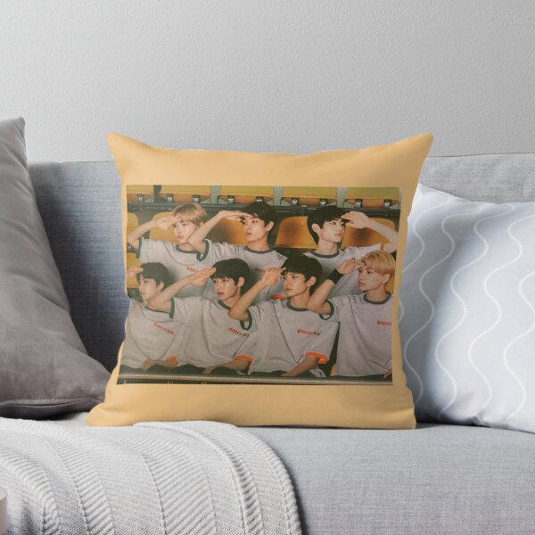 ENHYPEN Group Photo Throw Pillow RB3107 product Offical Enhypen Merch