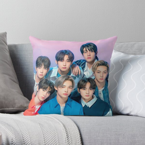 ENHYPEN Group Photo Throw Pillow RB3107 product Offical Enhypen Merch