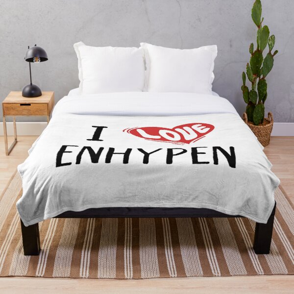 I Love Enhypen Throw Blanket RB3107 product Offical Enhypen Merch