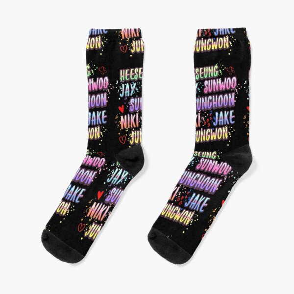 Sản phẩm Enhypen kpop Socks RB3107 Offical Hàng hóa Enhypen