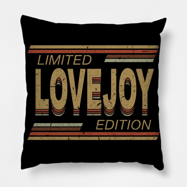 Vintage Lovejoy Proud Name Personalized Birthday Retro Styles